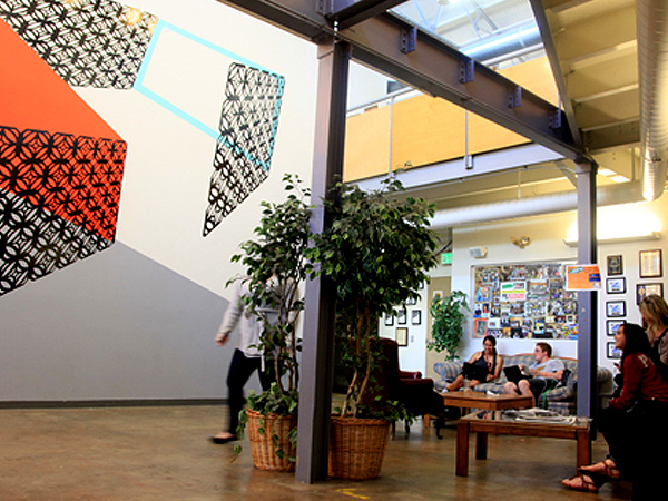 Inside the Arts and Communications Building.