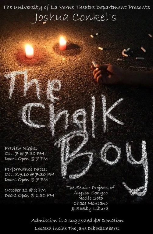 The Chalk Boy Past Performances University of La Verne